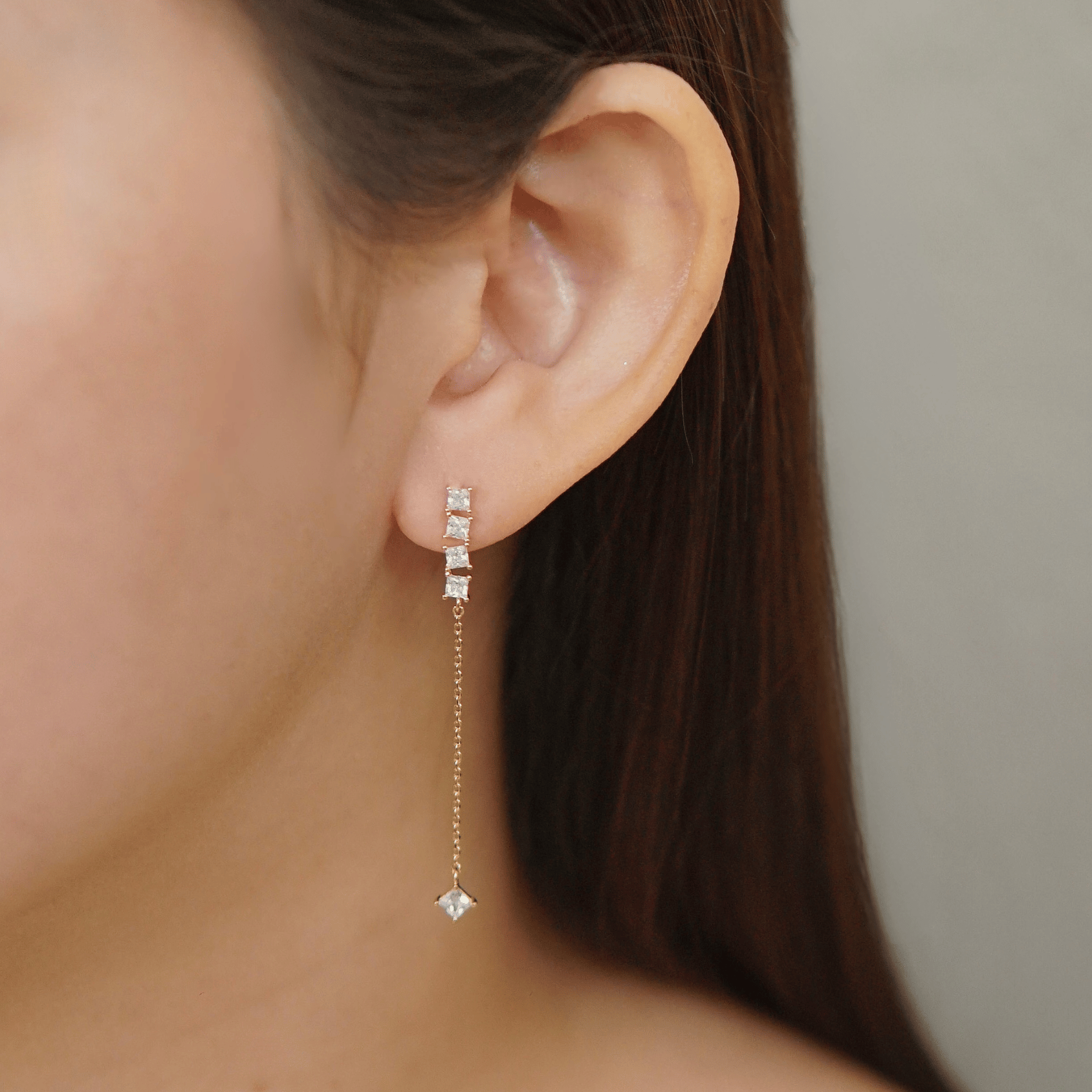 Berenice Earrings in Gold