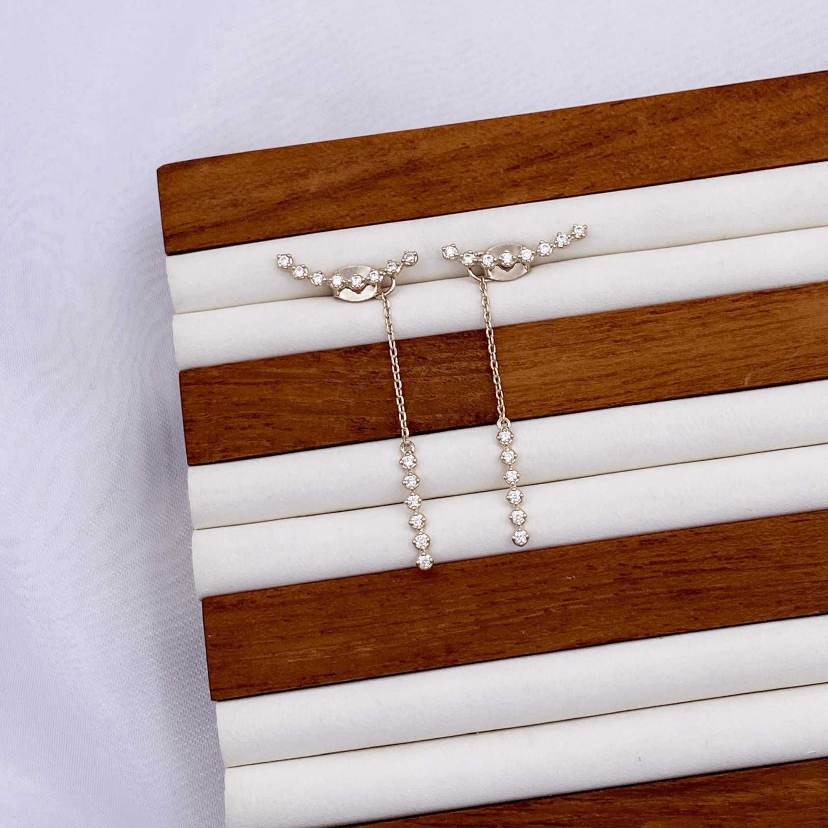 Bethany Earrings in Gold