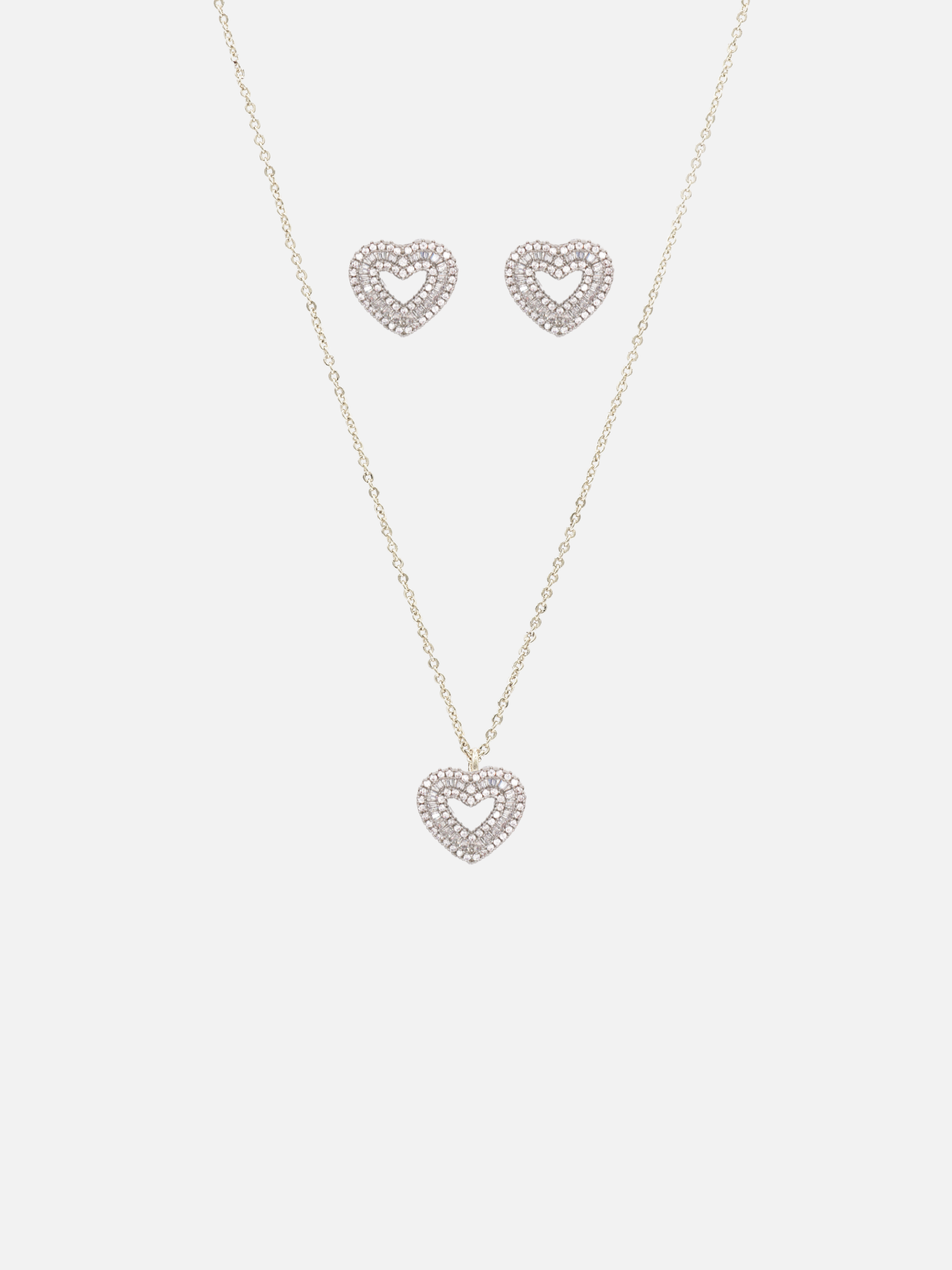 Czarina Set in Rhodium