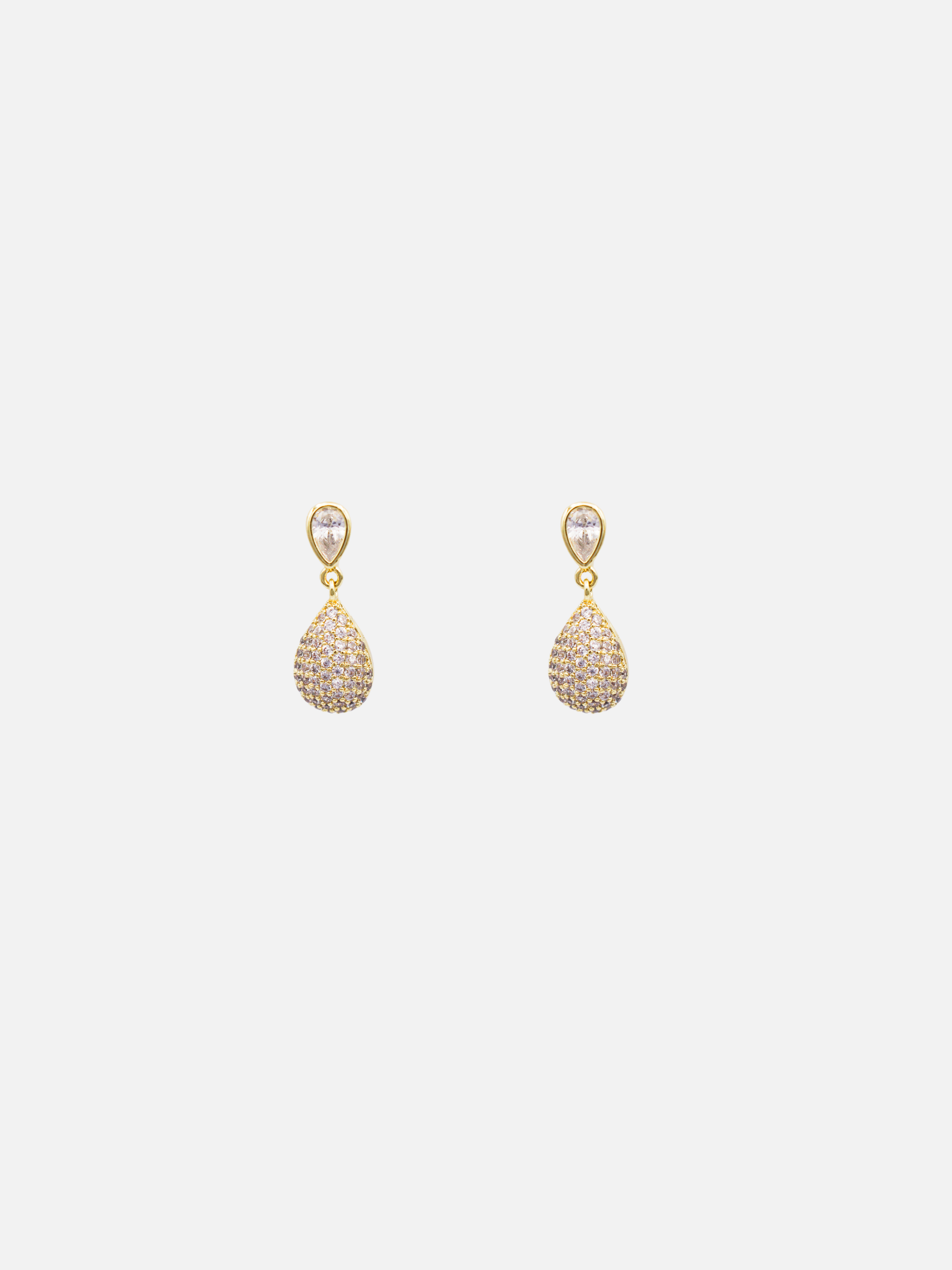 Emani Drop Studs in Gold