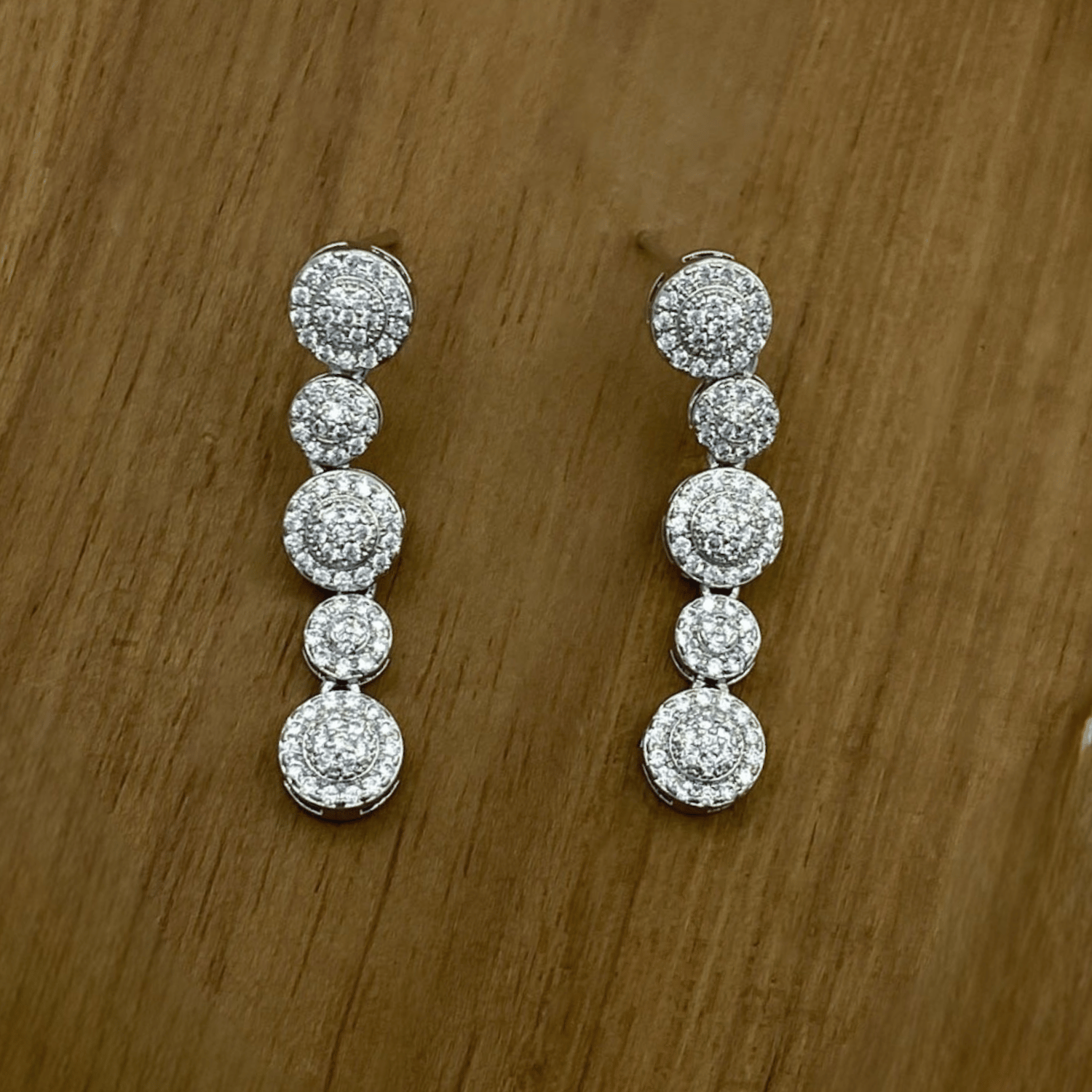 Emelie Set in Rhodium