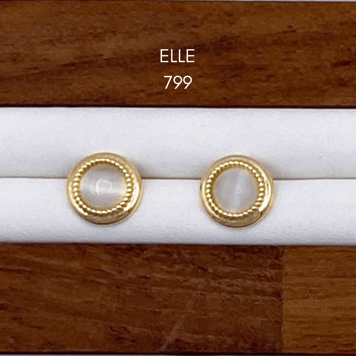 Elle, Eva & Eleanora Earrings in Gold