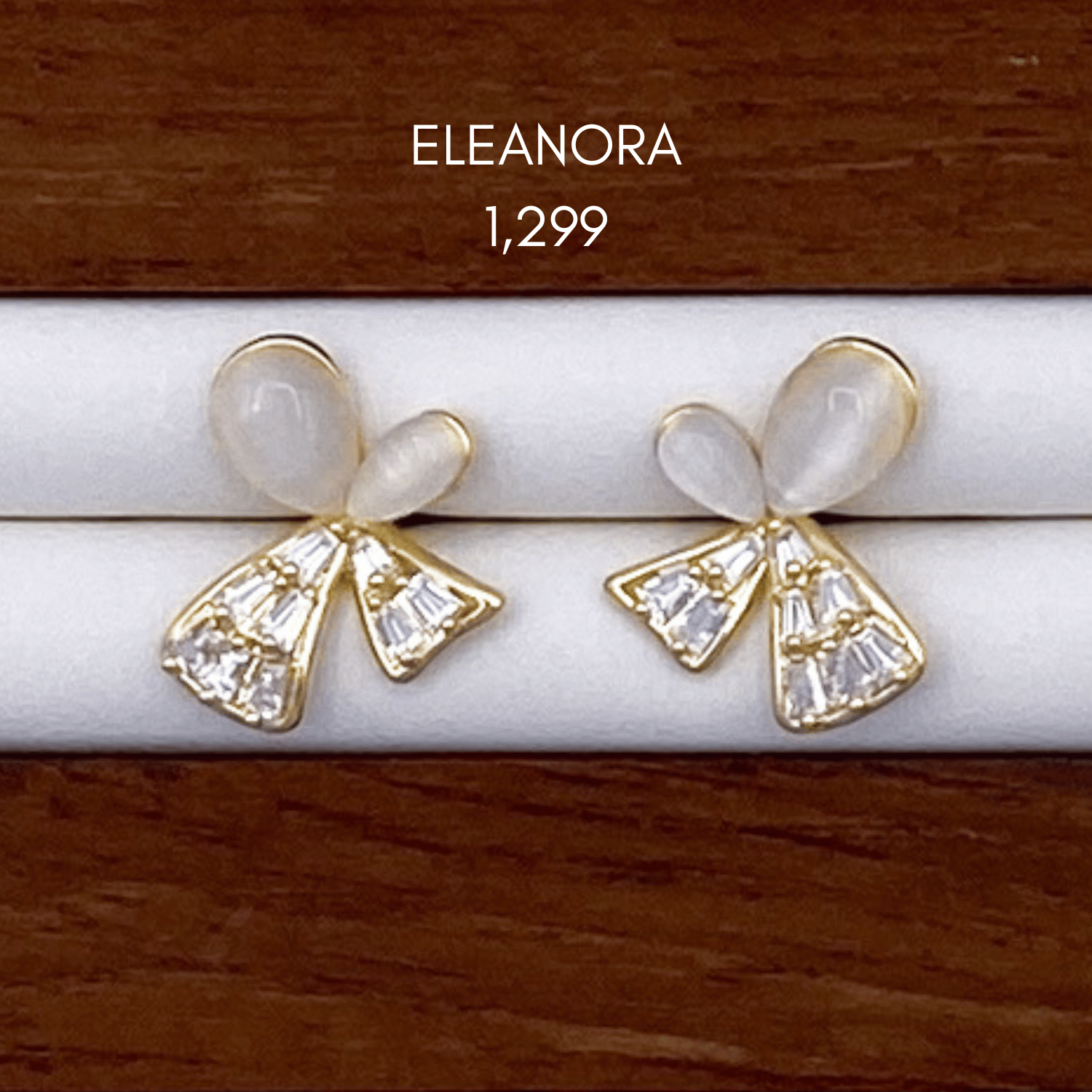 Elle, Eva & Eleanora Earrings in Gold