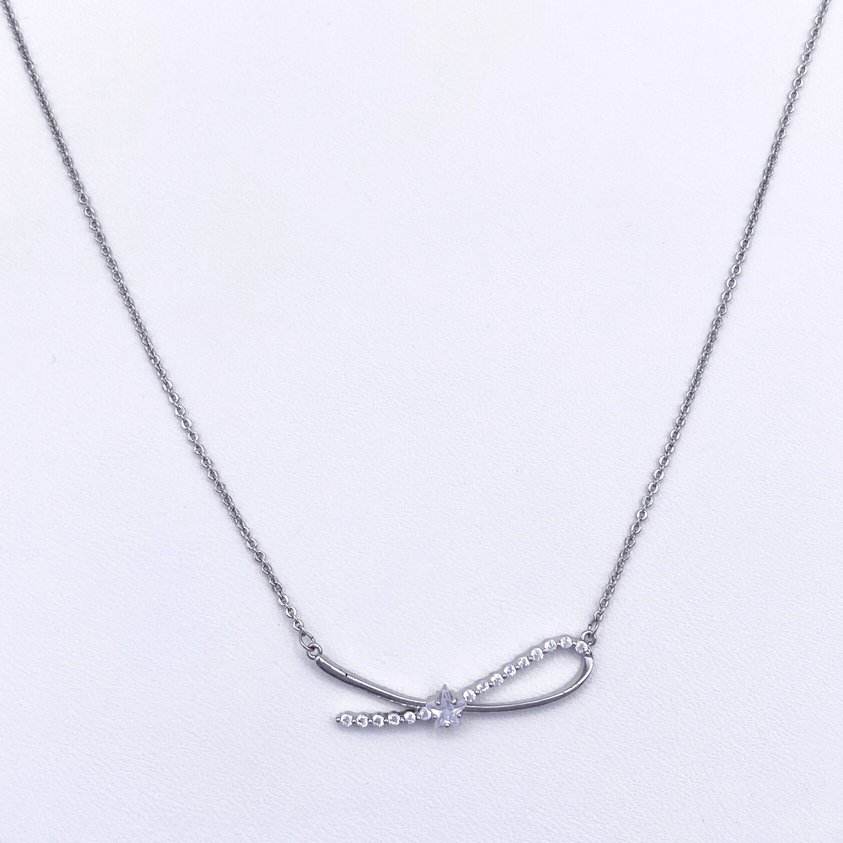 Haelith Necklace in Rhodium