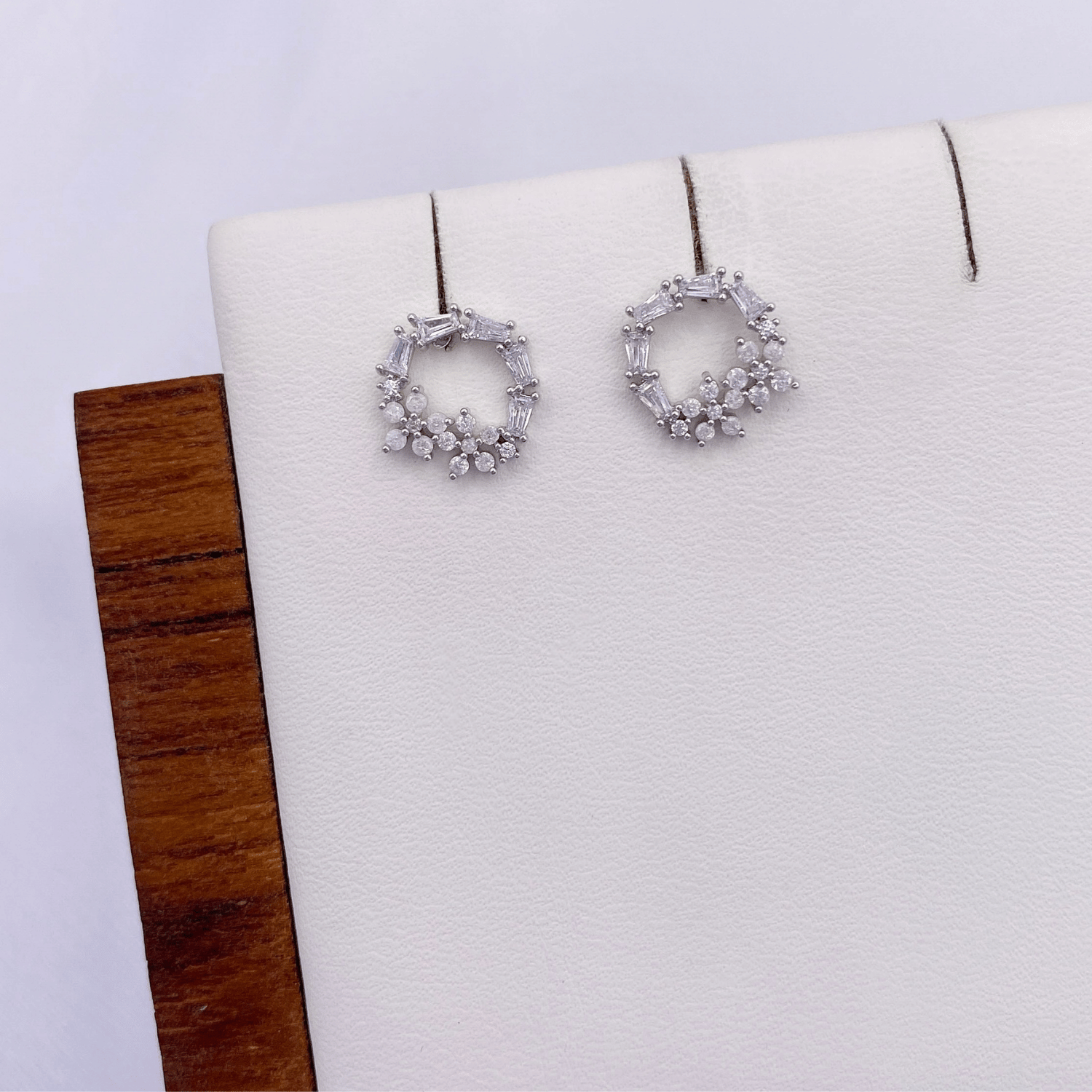 Jordelle Earrings in Rhodium