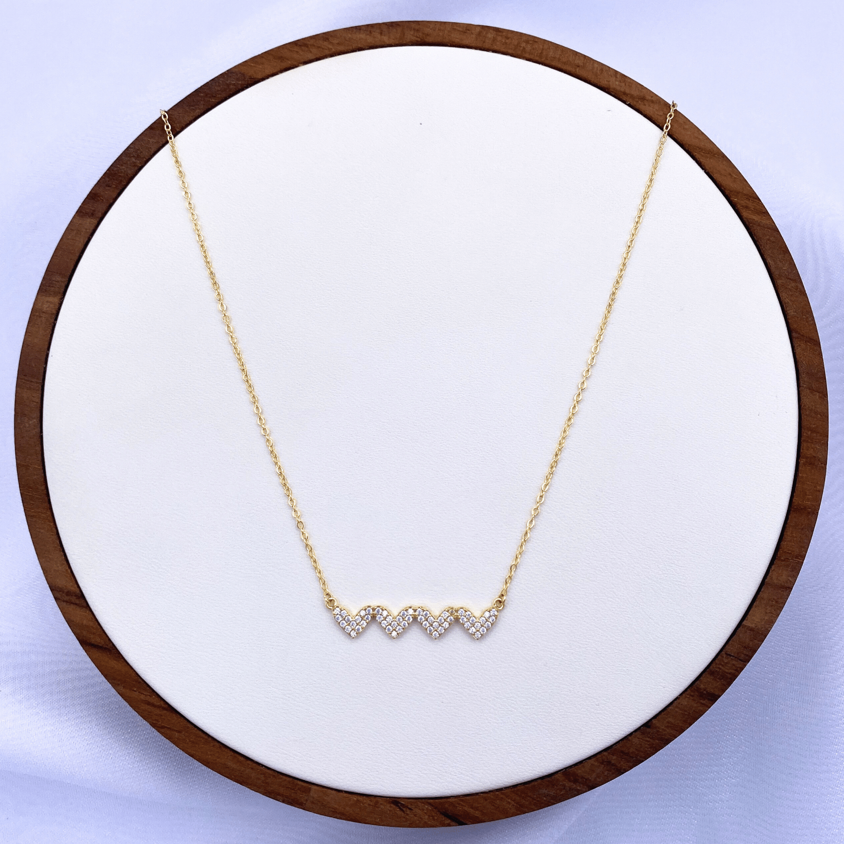 Kelzie Necklace in Gold