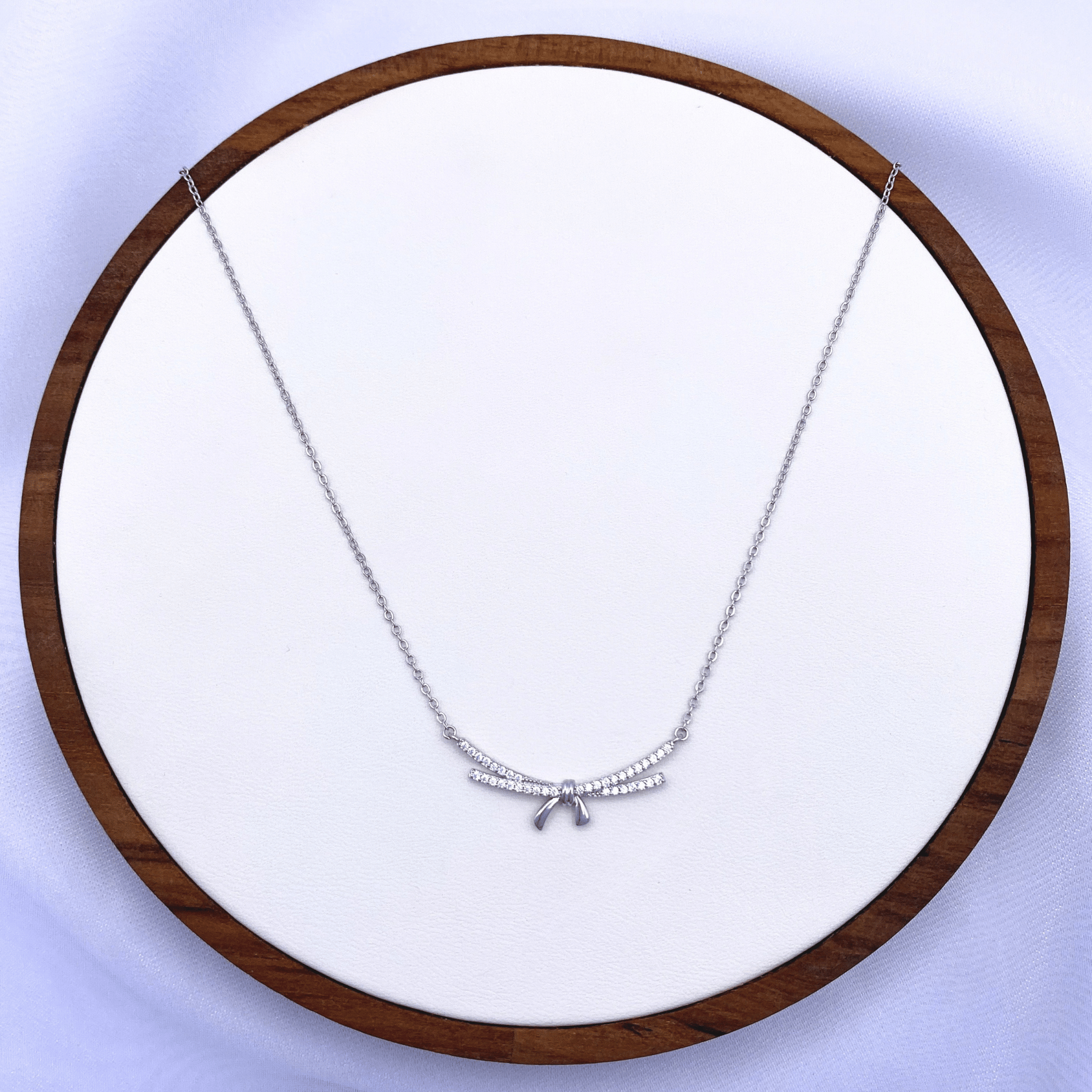 Kerensa Necklace in Rhodium