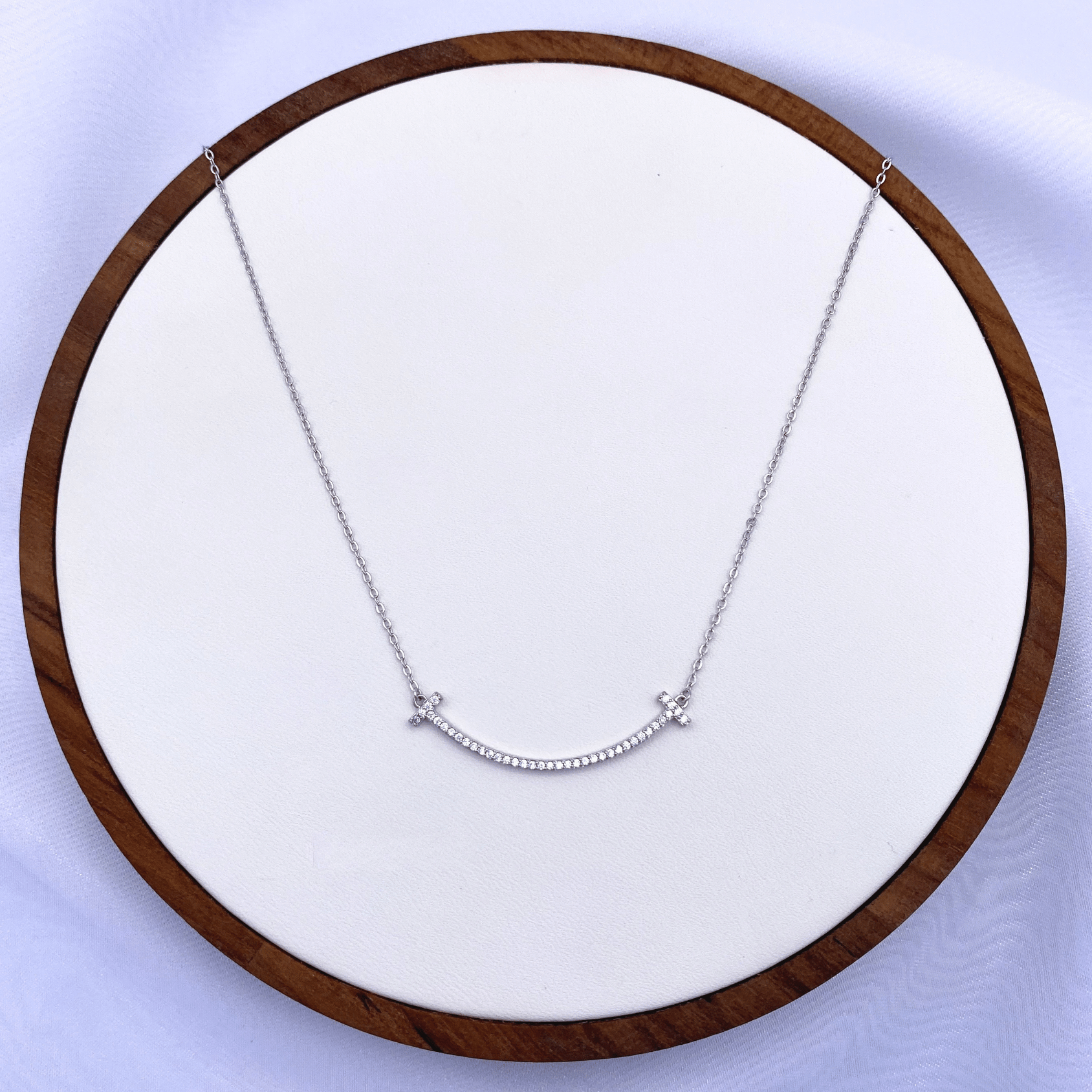 Kerrie Necklace in Rhodium