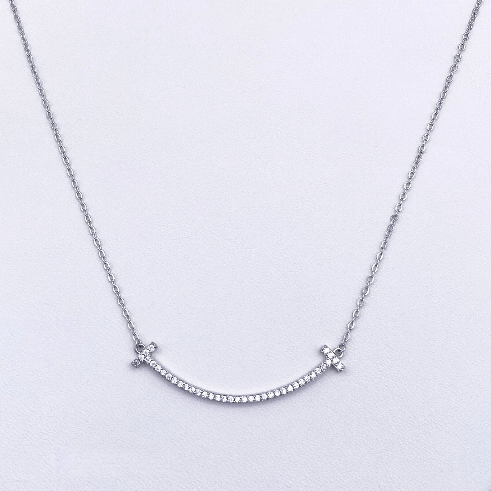 Kerrie Necklace in Rhodium