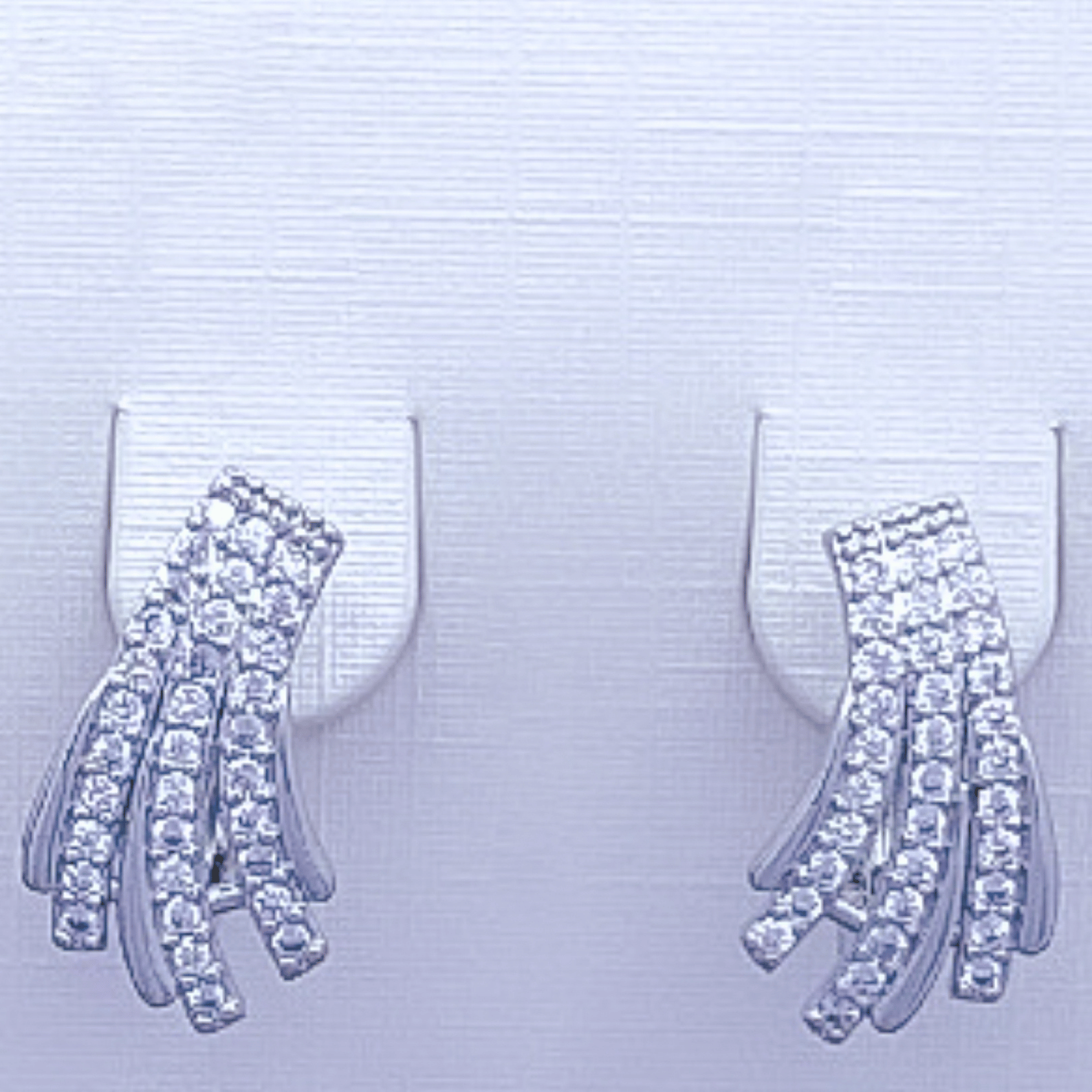 Lizza Set in Rhodium