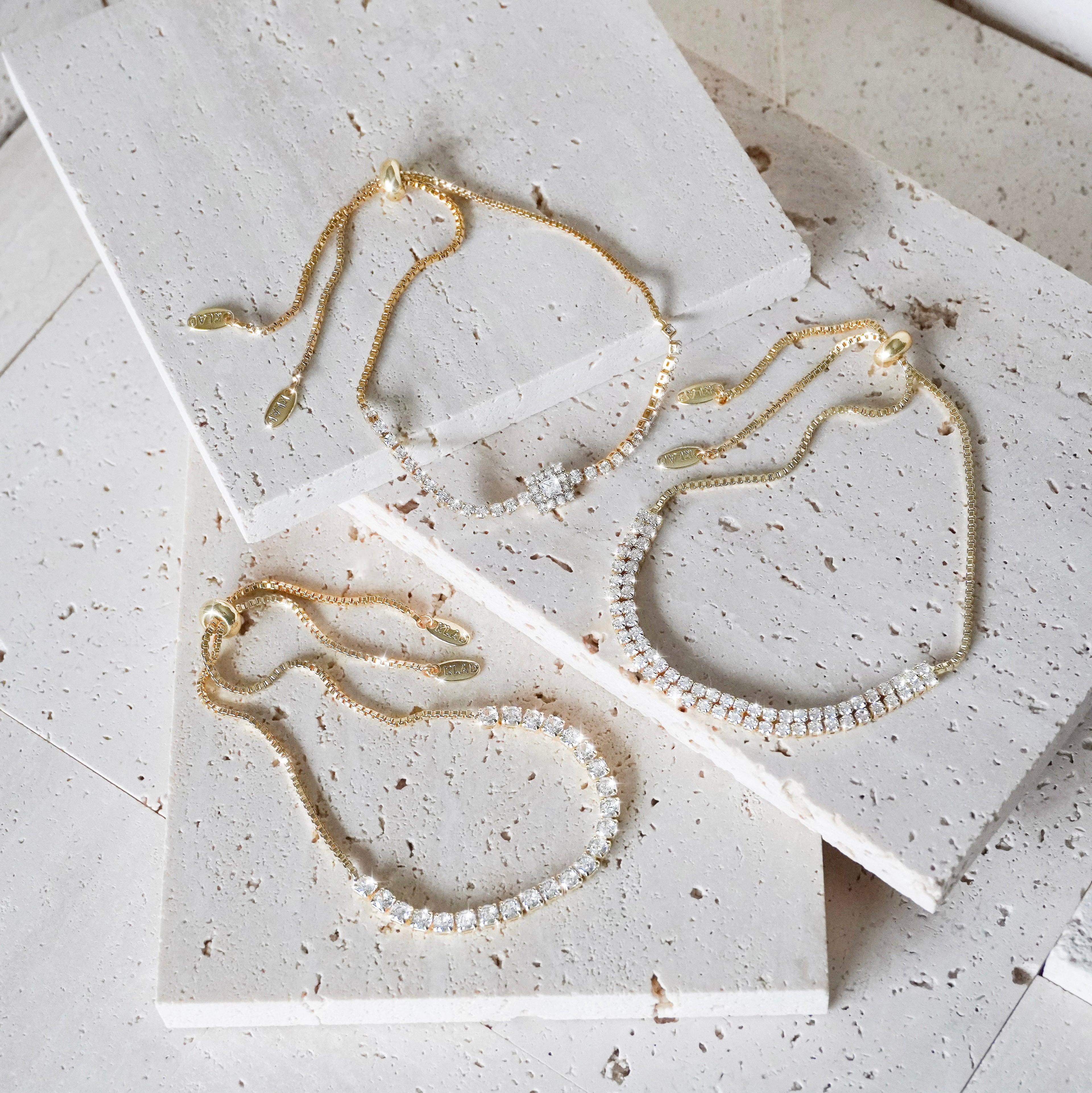 Cubic Zirconia in Gold