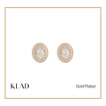 Lyora Stud Earrings in Gold
