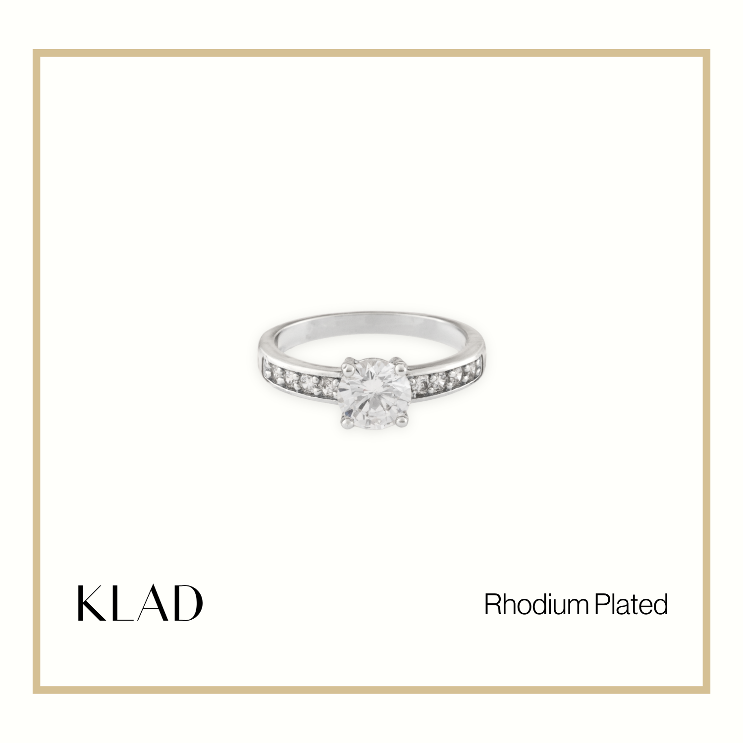 Peonyssa Ring in Rhodium