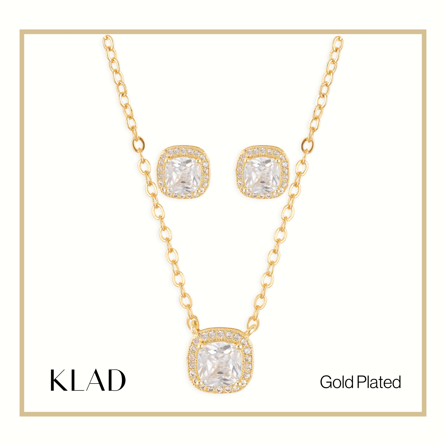 Shielle Jewelry Set in Gold