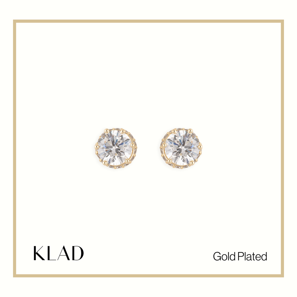 Liorah Stud Earrings in Gold