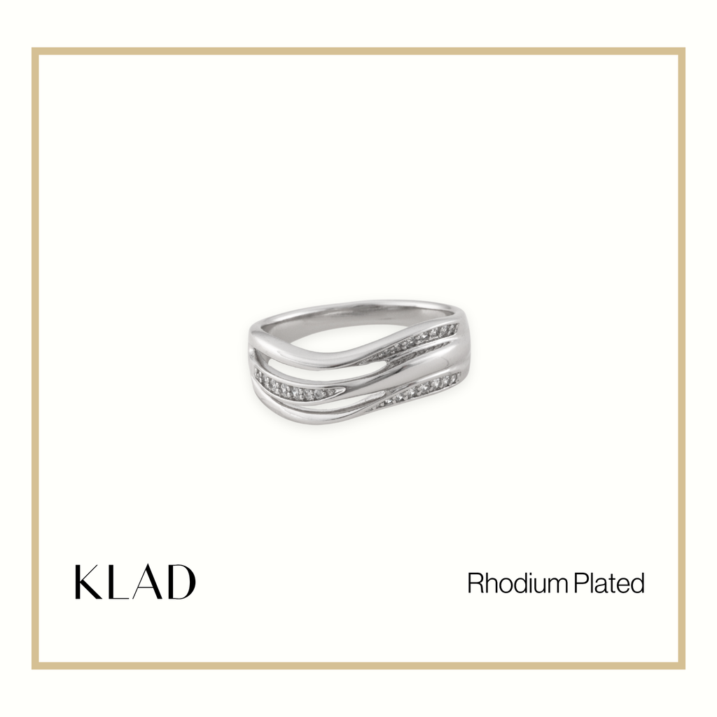 Xamara Ring in Rhodium