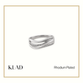 Xamara Ring in Rhodium