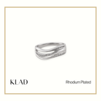 Xamara Ring in Rhodium