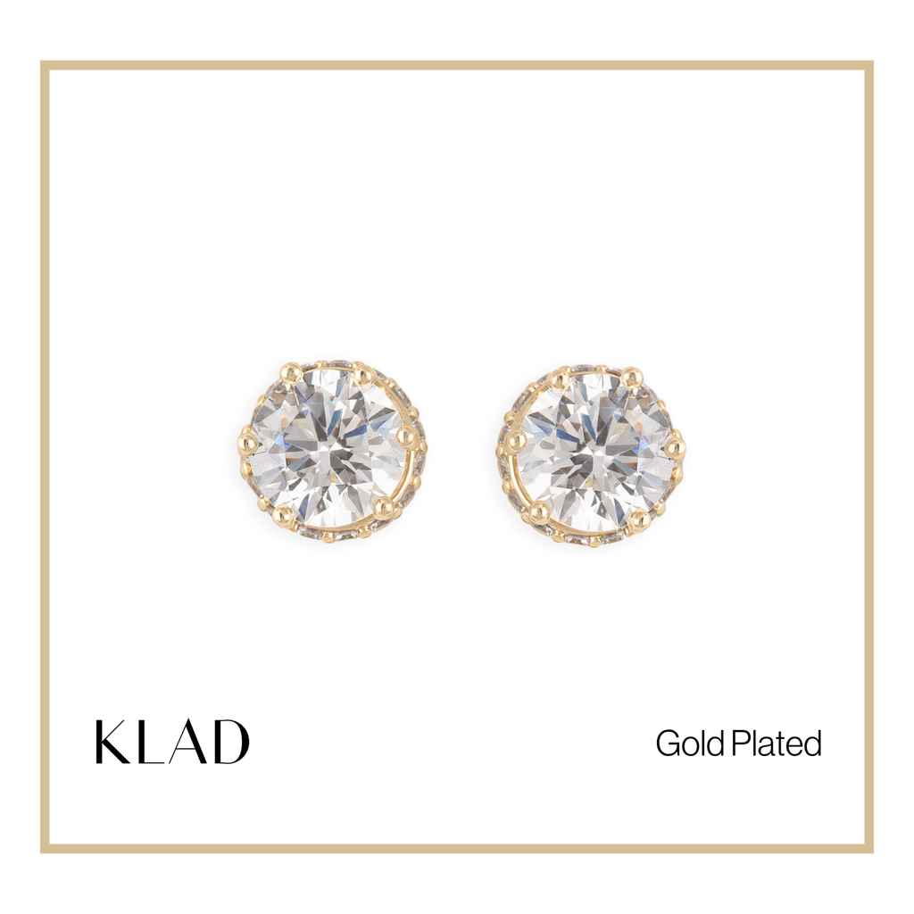 Liorah Stud Earrings in Gold