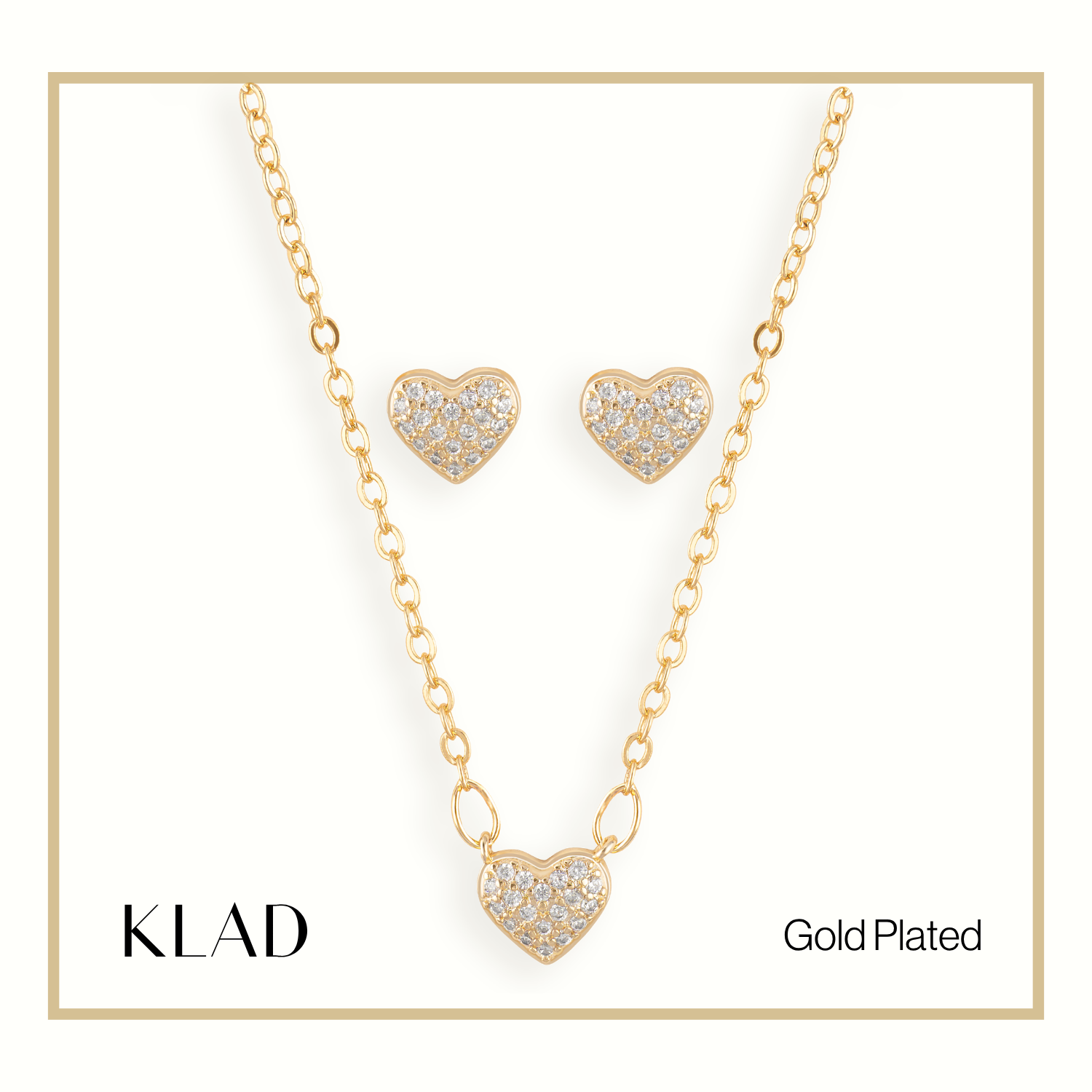 Marsha Jewelry Set in Gold