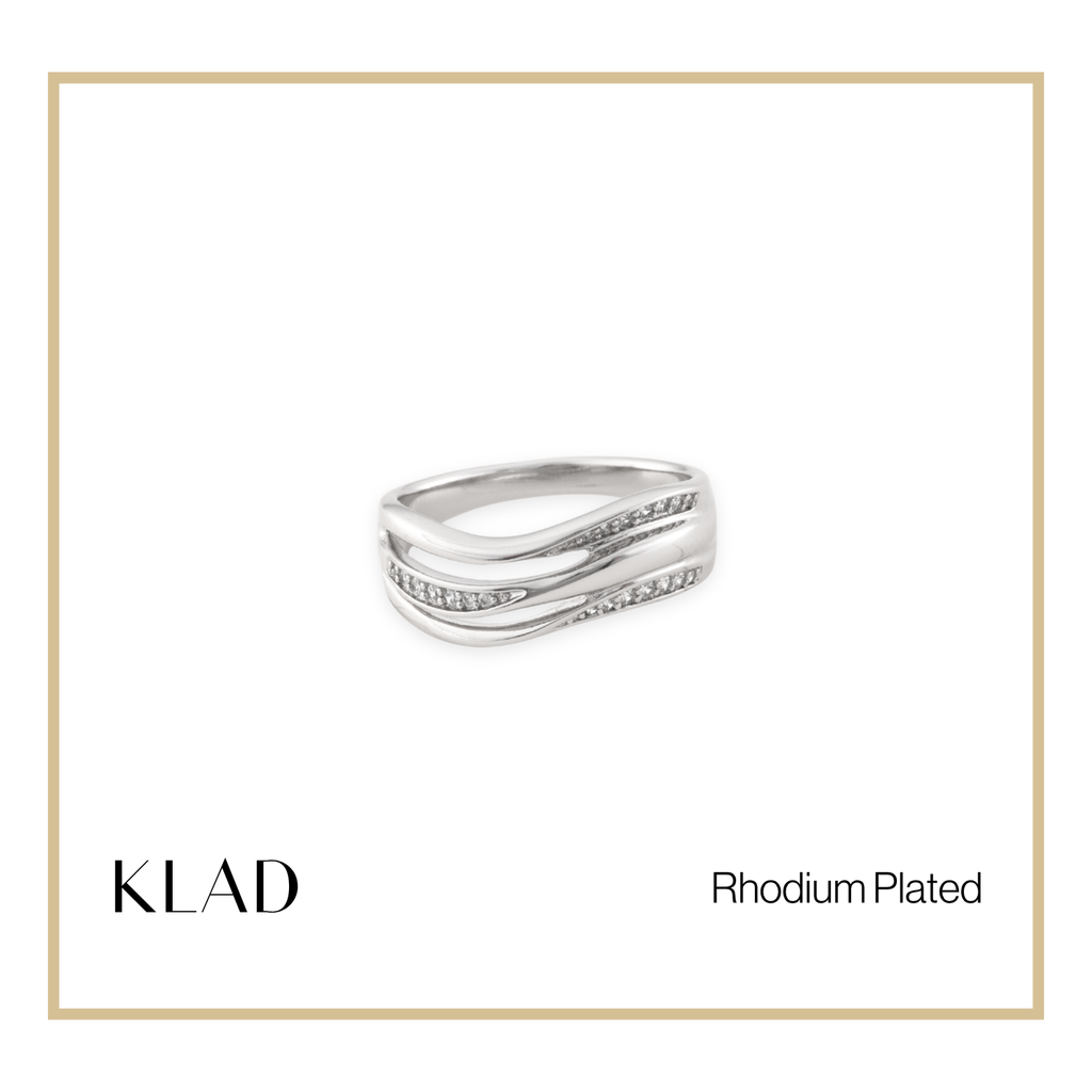 Xamara Ring in Rhodium