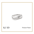 Xamara Ring in Rhodium