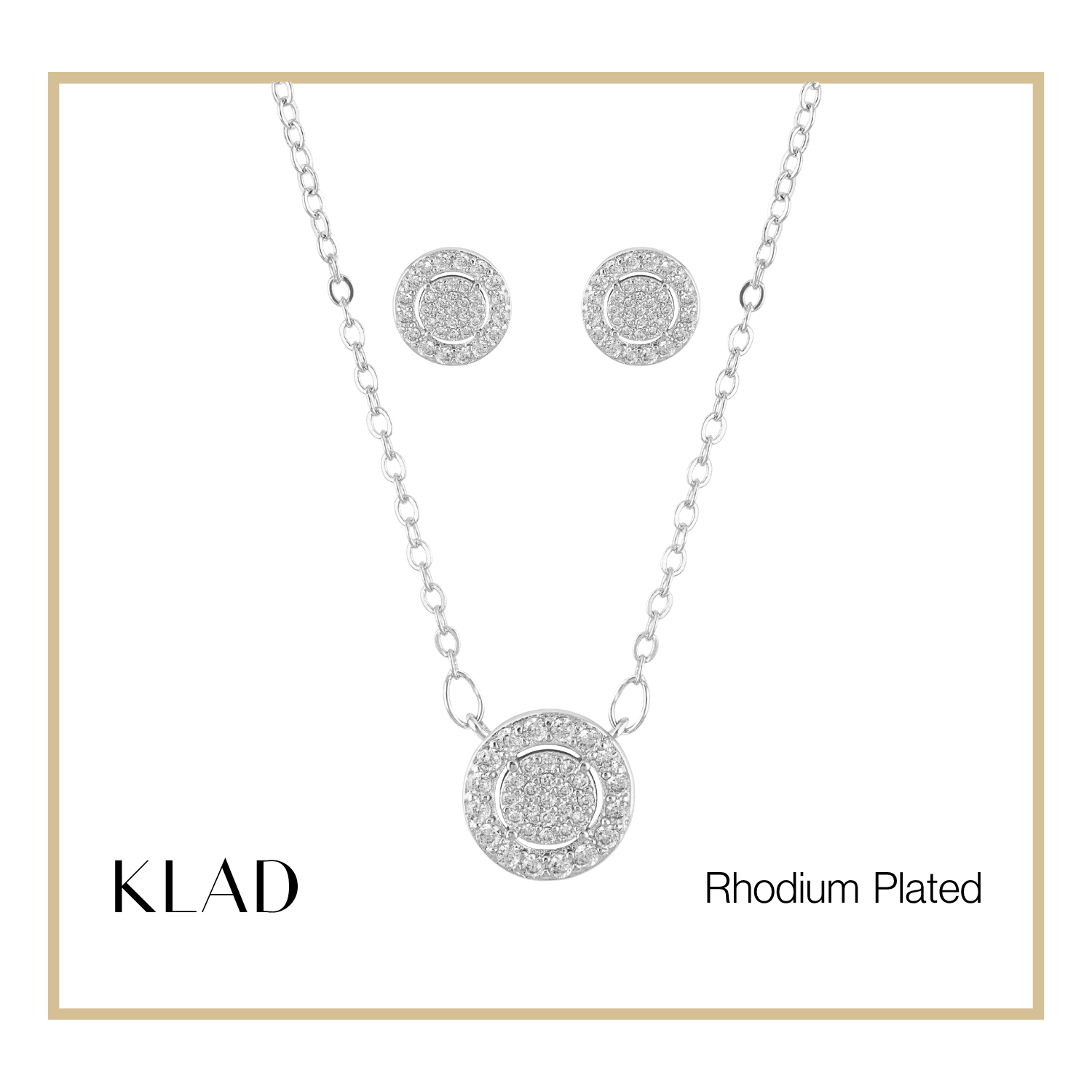Maureen 2-Way Set in Rhodium