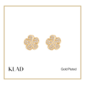 Meera Stud Earrings in Gold
