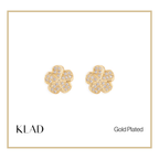 Meera Stud Earrings in Gold