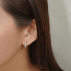 Jendara Earrings in Rhodium