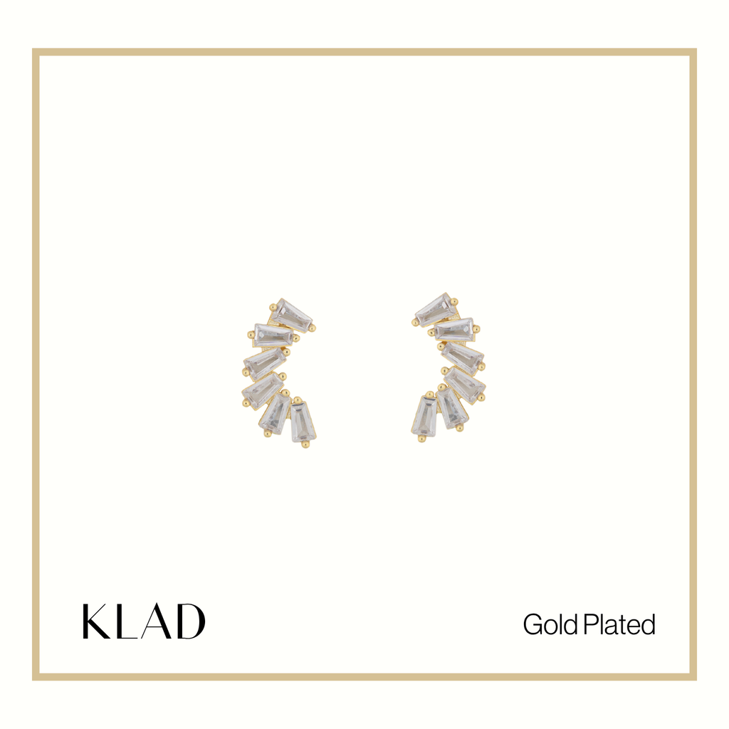 Milana Stud Earrings in Gold