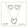 Selma Jewelry Set in Rhodium