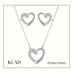 Selma Jewelry Set in Rhodium