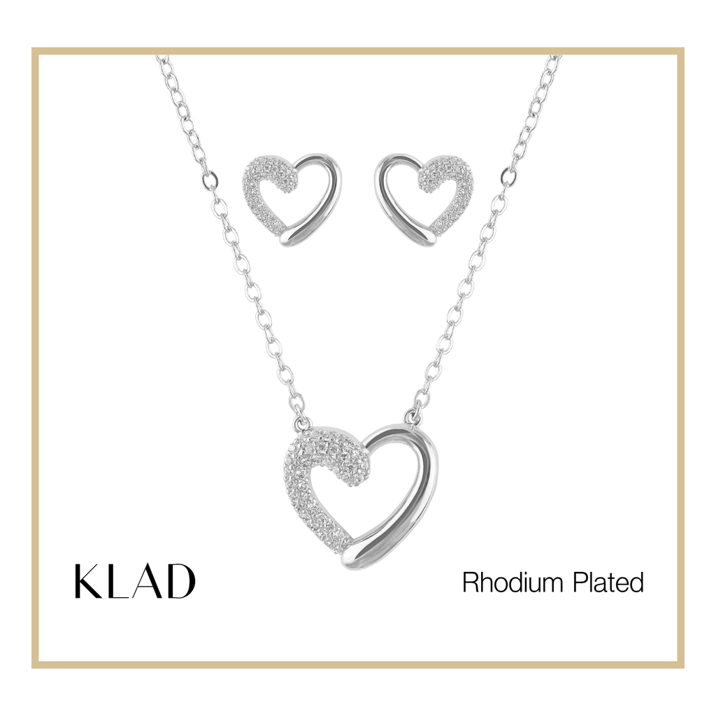 Selma Jewelry Set in Rhodium