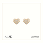 Marsha Stud Earrings in Gold