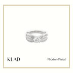 Rinae Ring in Rhodium
