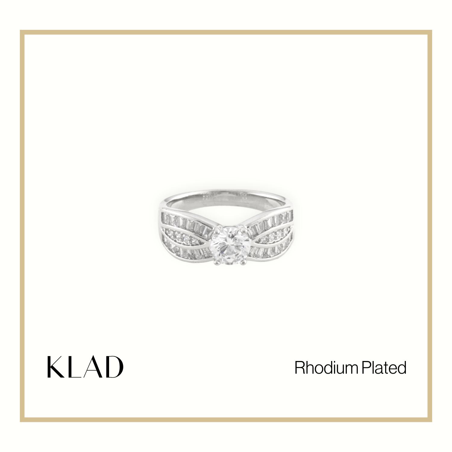 Rinae Ring in Rhodium