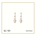 Rowena Dangling Earrings in Gold