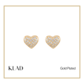 Marsha Stud Earrings in Gold