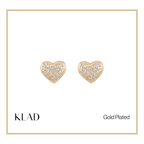 Marsha Stud Earrings in Gold