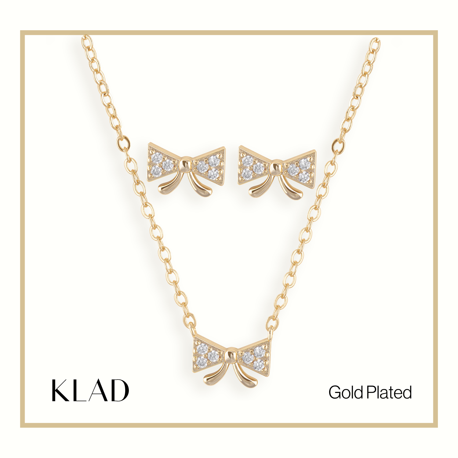 Megara Jewelry Set in Gold