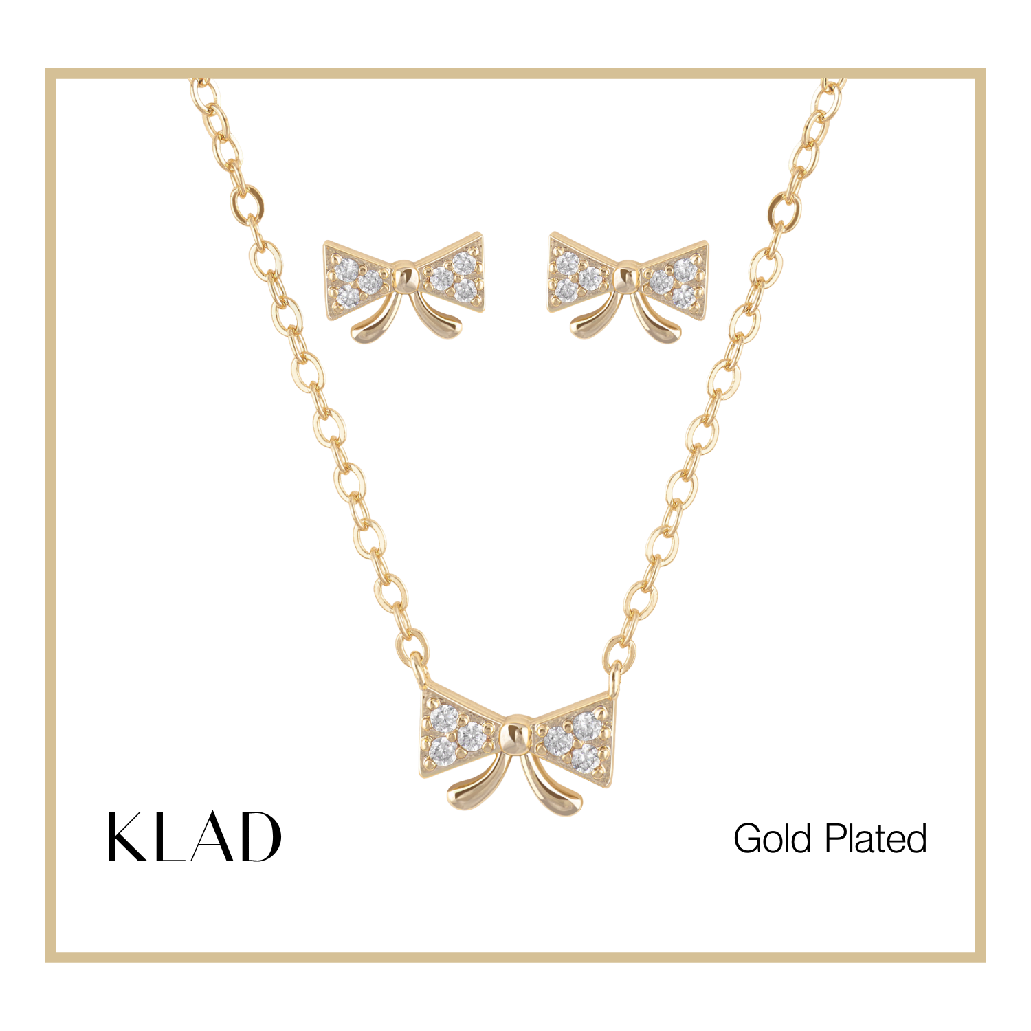 Megara Jewelry Set in Gold
