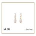 Rowena Dangling Earrings in Gold