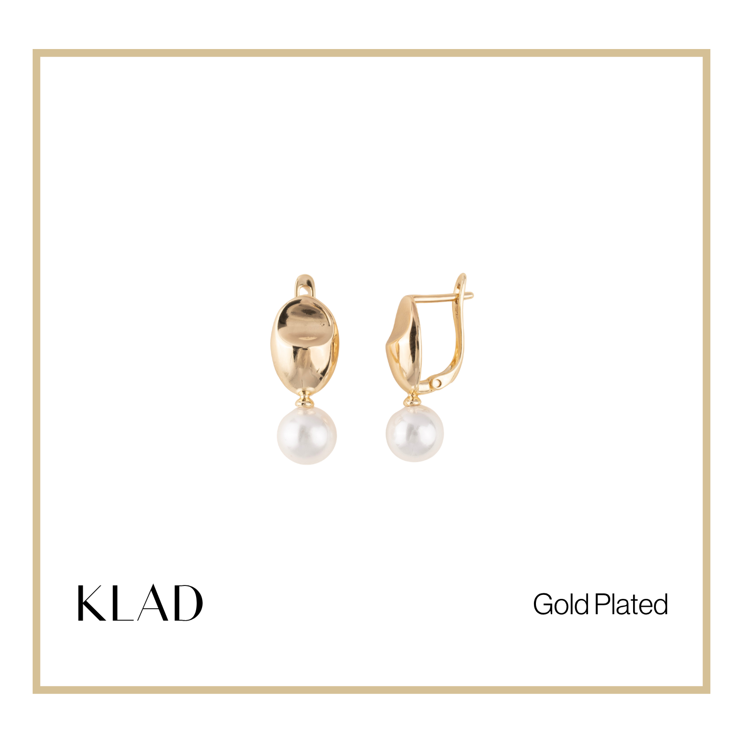 Lirea Drop Earrings in Gold