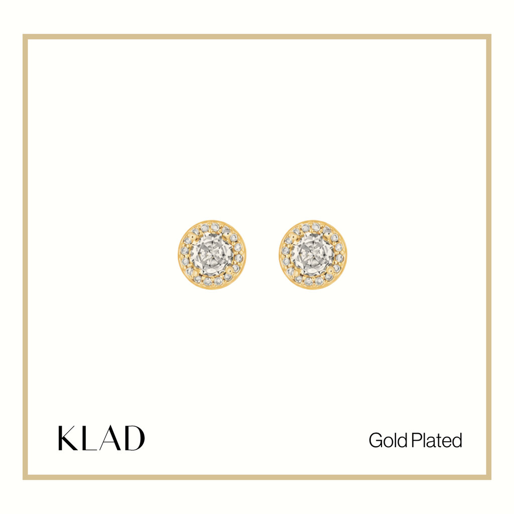 Marissa Stud Earrings in Gold
