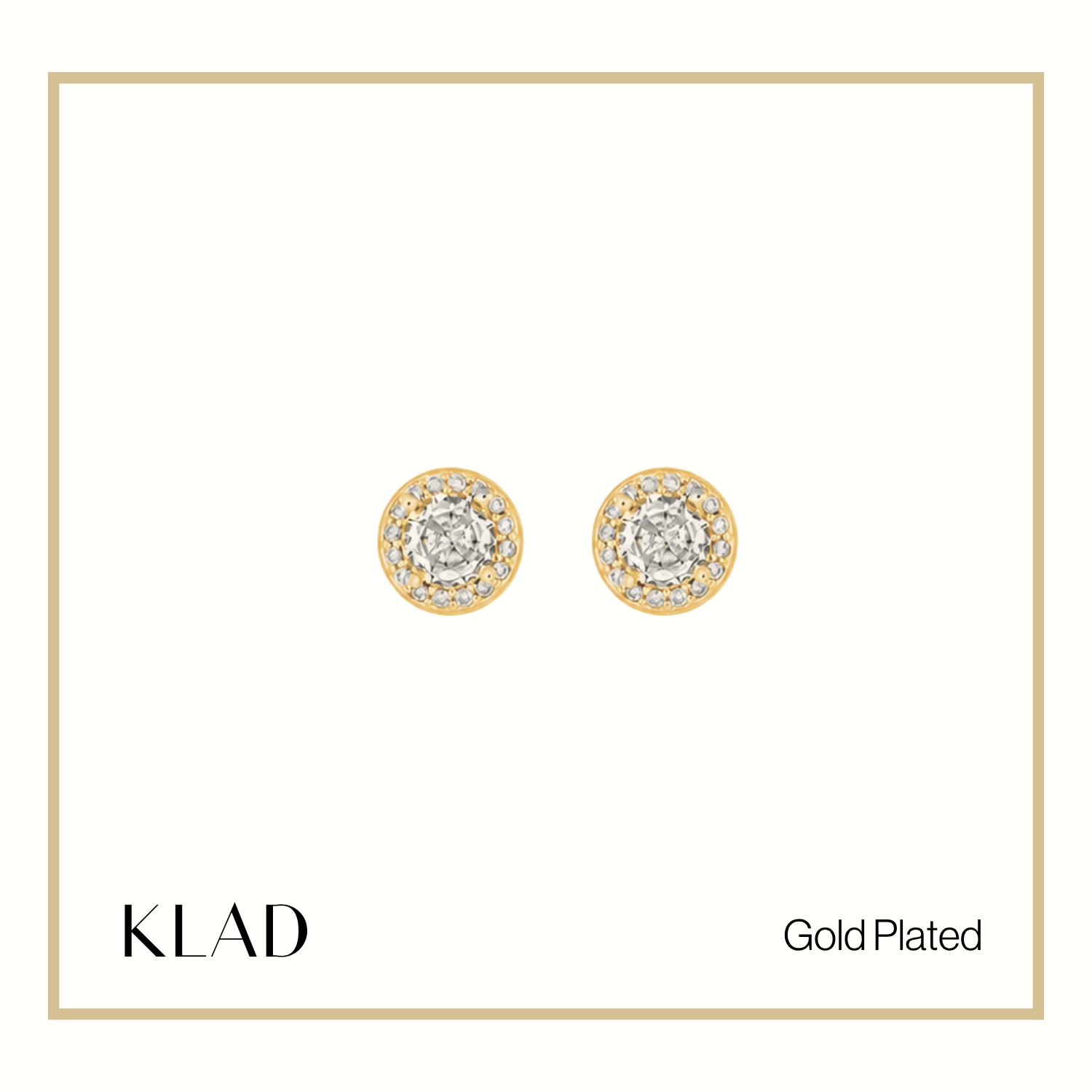 Marissa Stud Earrings in Gold