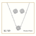 Meagan 2-Way Set in Rhodium