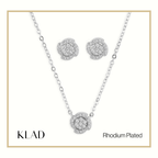 Meagan 2-Way Set in Rhodium
