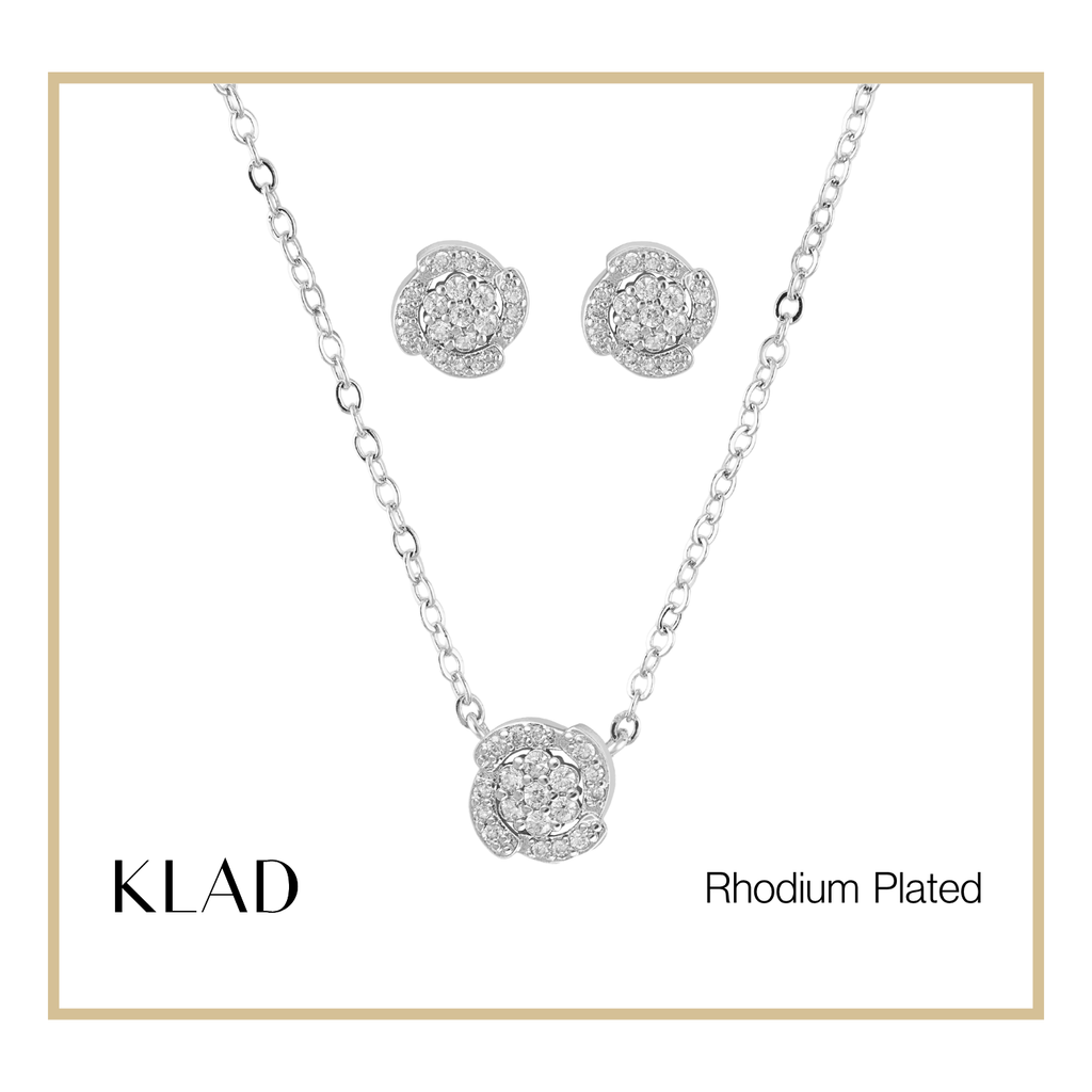 Meagan 2-Way Set in Rhodium