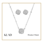 Meagan 2-Way Set in Rhodium